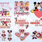 Mickey mouse Valentine Png bundle ,Cartoon Valentine Png Bundle, Be My Valentine Png, Valentine Mouse Story Png Bundle, Digital download , Instant Download