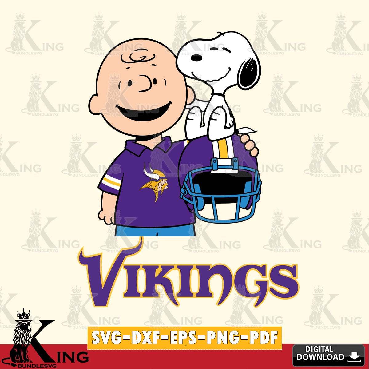 Minnesota Vikings Snoopy On Helmet Cricut file , Cut file  , Digital Download , PDF File , Instant Download