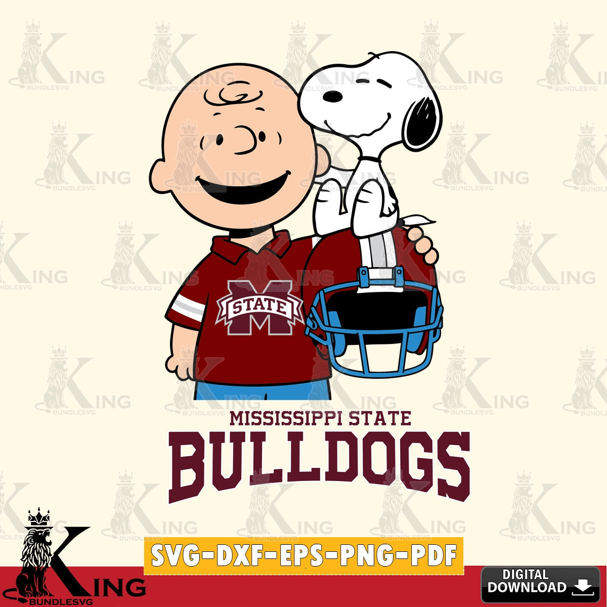 Mississippi State Bulldogs Snoopy On Helmet SVG, Cricut, Cut file  , Digital Download , Instant Download, Peanuts svg, NCAA svg, Football svg, Sport svg