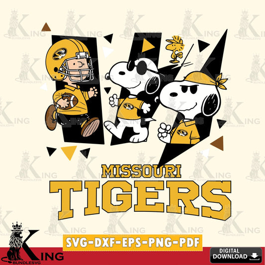Missouri Tigers Peanuts Joe Cool SVG, Cricut, Cut file  , Digital Download , Instant Download, Peanuts svg, NCAA svg, Football svg, Sport svg