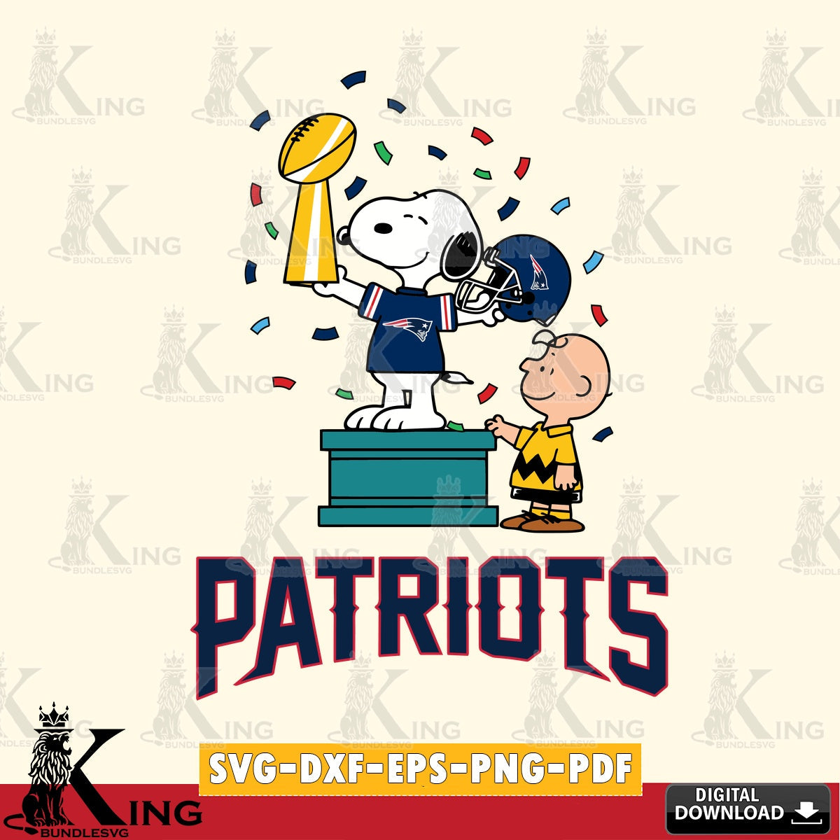 New England Patriots Peanuts Winner Cricut file , Cut file  , Digital Download , PDF File , Instant Download