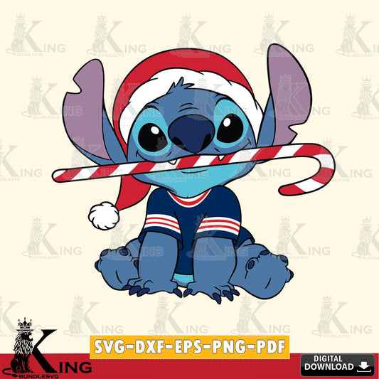 New England Patriots Stitch Christmas SVG, NFL for Cricut, Silhouette, Digital Download , file cut