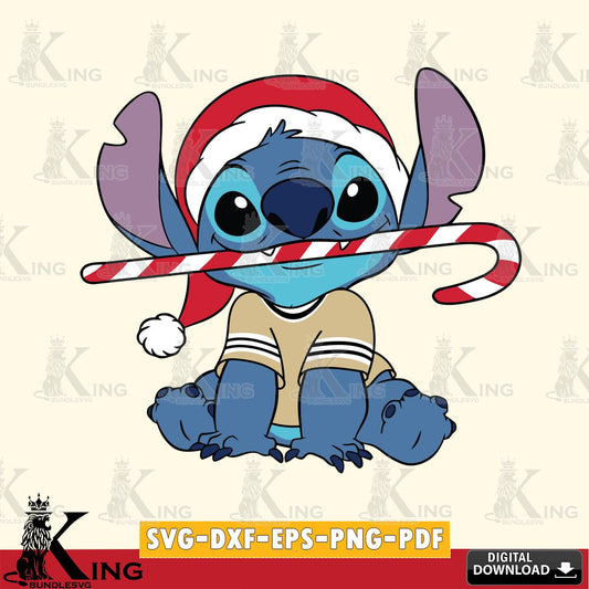 New Orleans Saints Stitch Christmas SVG, NFL for Cricut, Silhouette, Digital Download , file cut