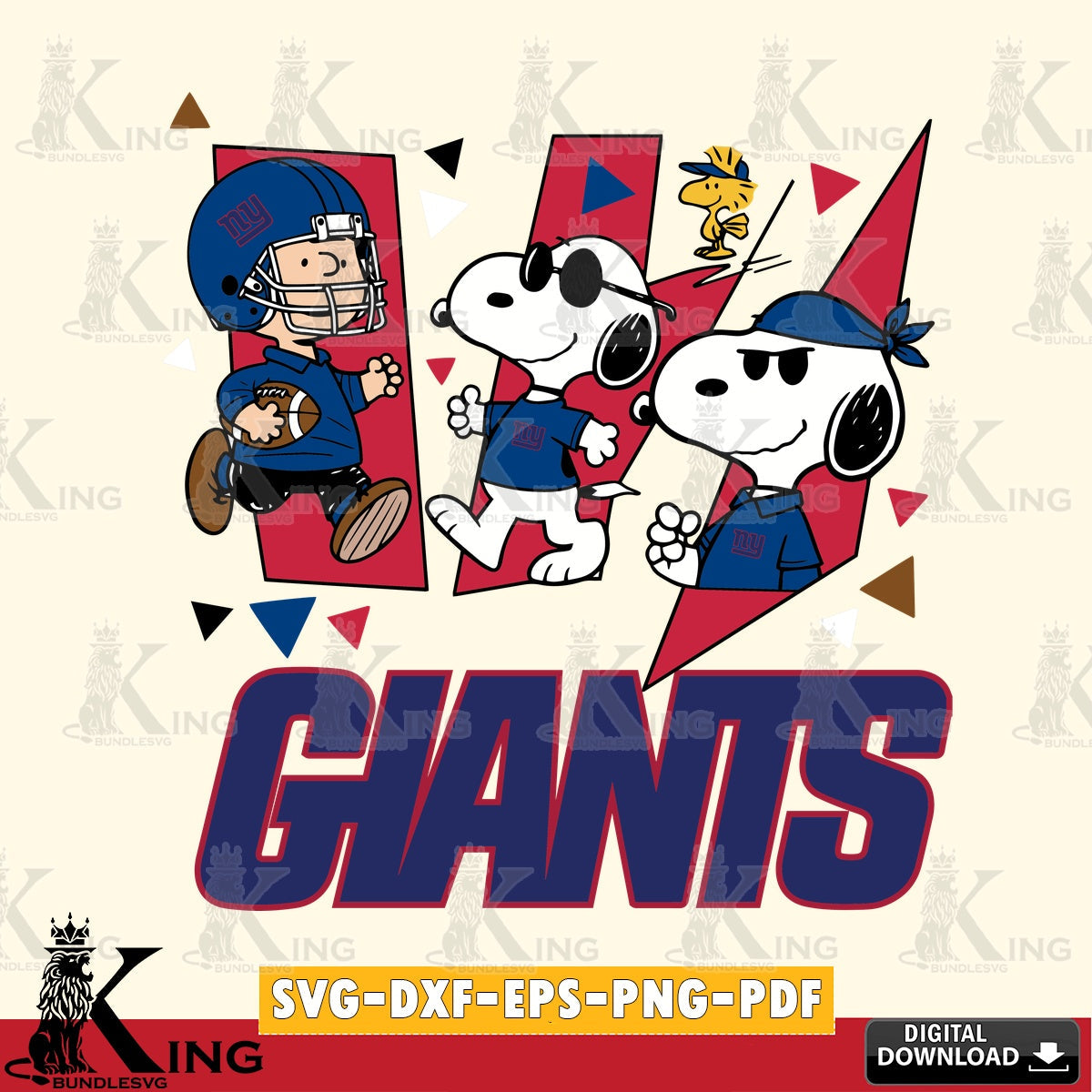 New York Giants Peanuts Joe Cool Cricut file , Cut file  , Digital Download , PDF File , Instant Download