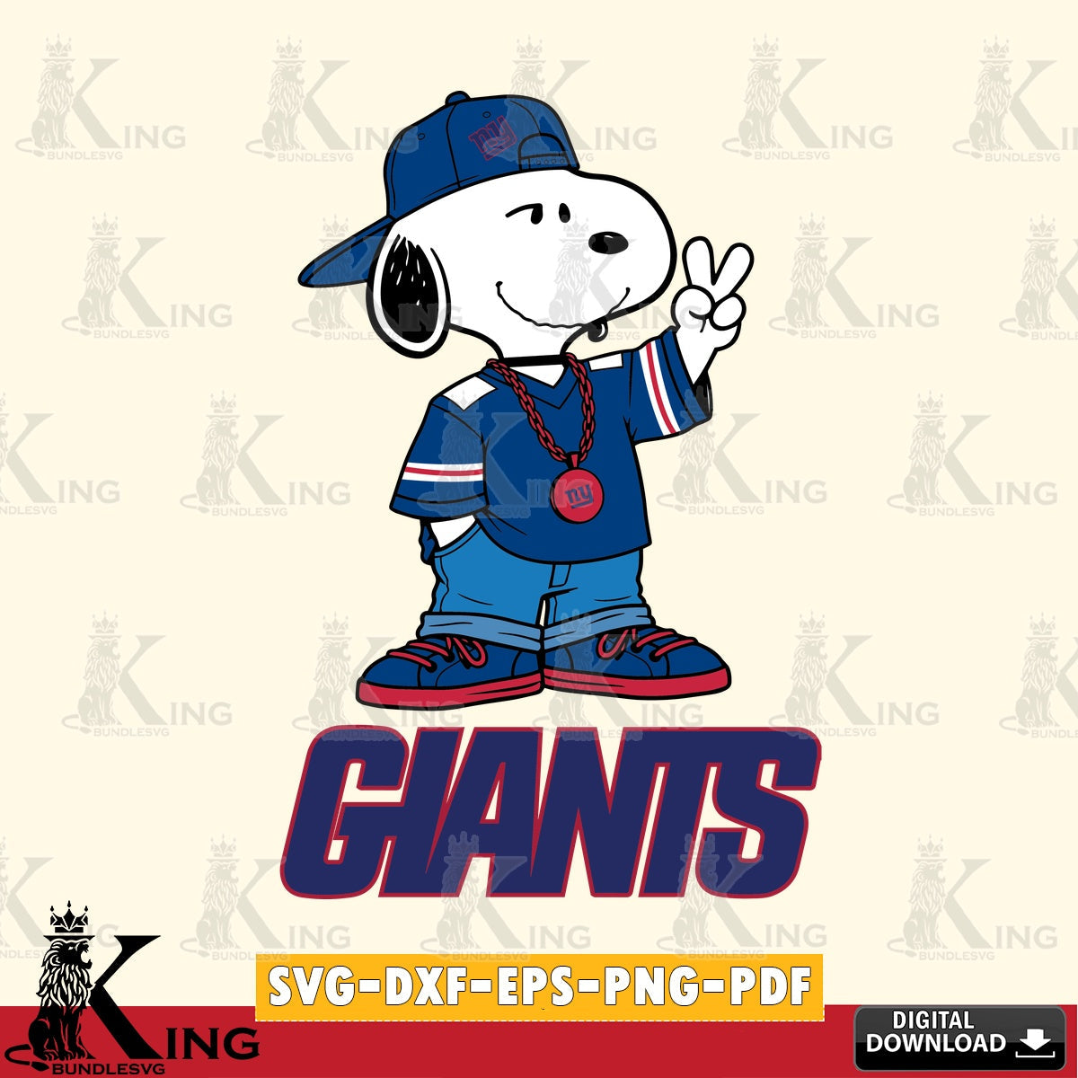 New York Giants Snoopy Say hi Cricut file , Cut file  , Digital Download , PDF File , Instant Download