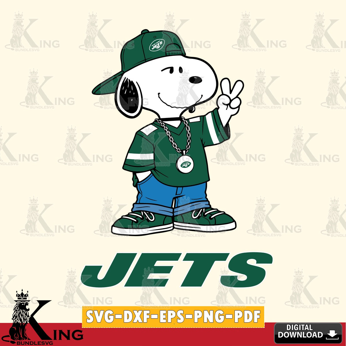New York Jets Snoopy Say hi Cricut file , Cut file  , Digital Download , PDF File , Instant Download