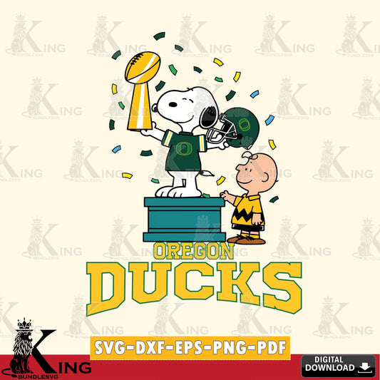 Oregon Ducks Peanuts Winner SVG, Cricut, Cut file  , Digital Download , Instant Download, Peanuts svg, NCAA svg, Football svg, Sport svg