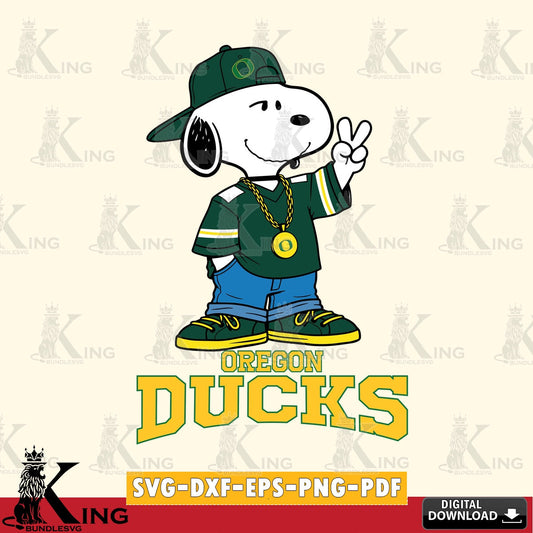 Oregon Ducks Snoopy Say hi SVG, Cricut, Cut file  , Digital Download , Instant Download, Peanuts svg, NCAA svg, Football svg, Sport svg
