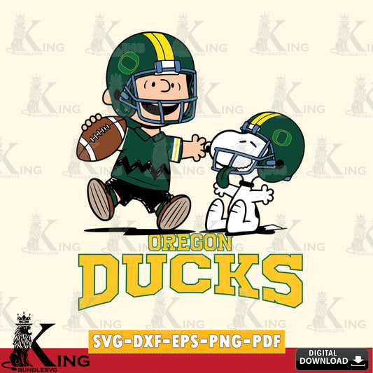 Oregon Ducks Snoopy and Peanut Fun SVG, Cricut, Cut file  , Digital Download , Instant Download, Peanuts svg, NCAA svg, Football svg, Sport svg