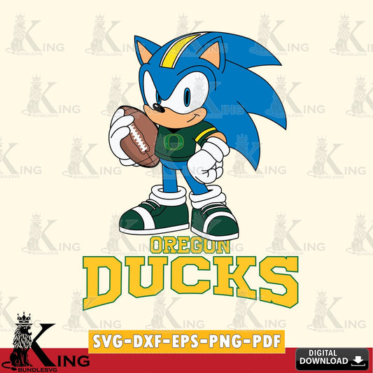 Oregon Ducks Sonic Game Day Ready SVG file, Vector , Digital Download , PDF File , Instant Download