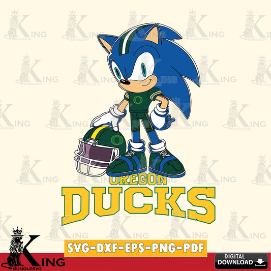 Oregon Ducks Sonic Player Football SVG file, Vector , Digital Download , PDF File , Instant Download