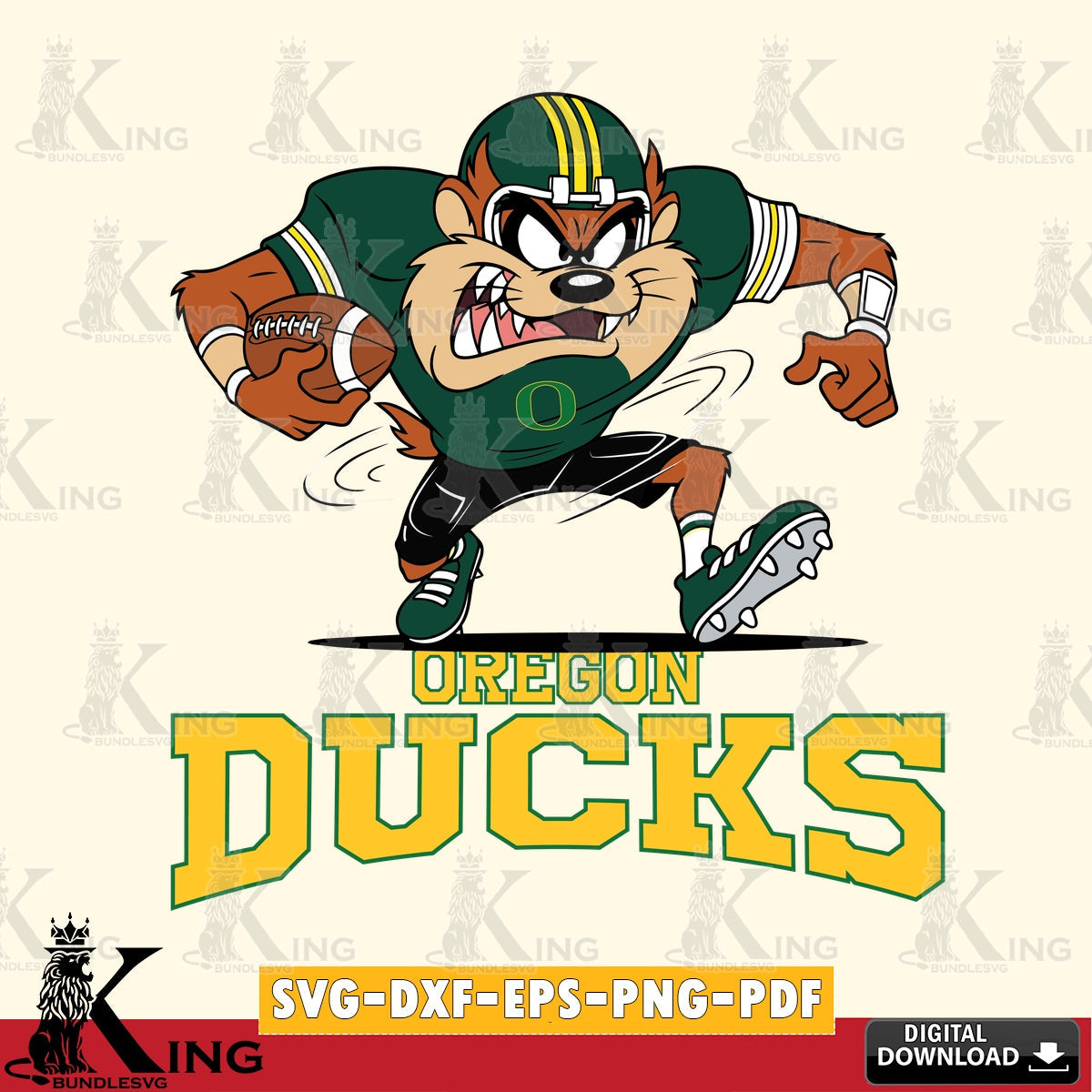 Oregon Ducks Taz Football Helmet SVG file, Cut file  , Digital Download , Instant Download, Taz svg, NCAA svg
