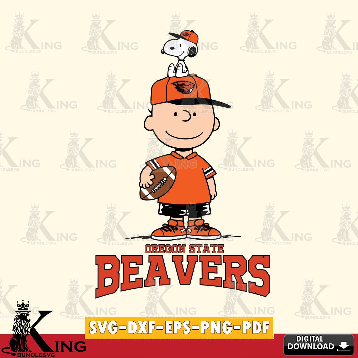 Oregon State Beavers Peanuts Football Rugby SVG, Cricut, Cut file  , Digital Download , Instant Download, Peanuts svg, NCAA svg, Football svg, Sport svg