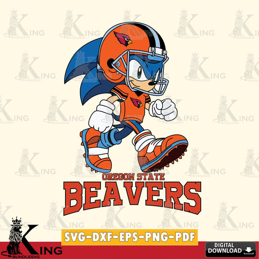 Oregon State Beavers Sonic Ready Football SVG file, Vector , Digital Download , PDF File , Instant Download
