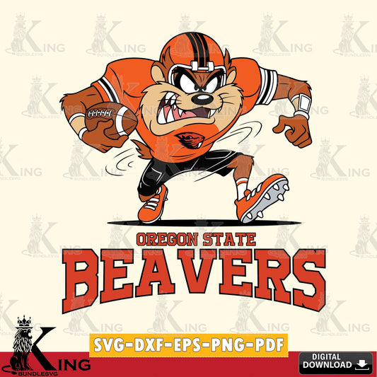 Oregon State Beavers Taz Football Helmet SVG file, Cut file  , Digital Download , Instant Download, Taz svg, NCAA svg