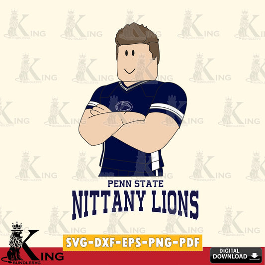 Penn State Nittany Lions Roblox Football SVG file , NCAA Cricut,  File cut , Digital Download , PDF File