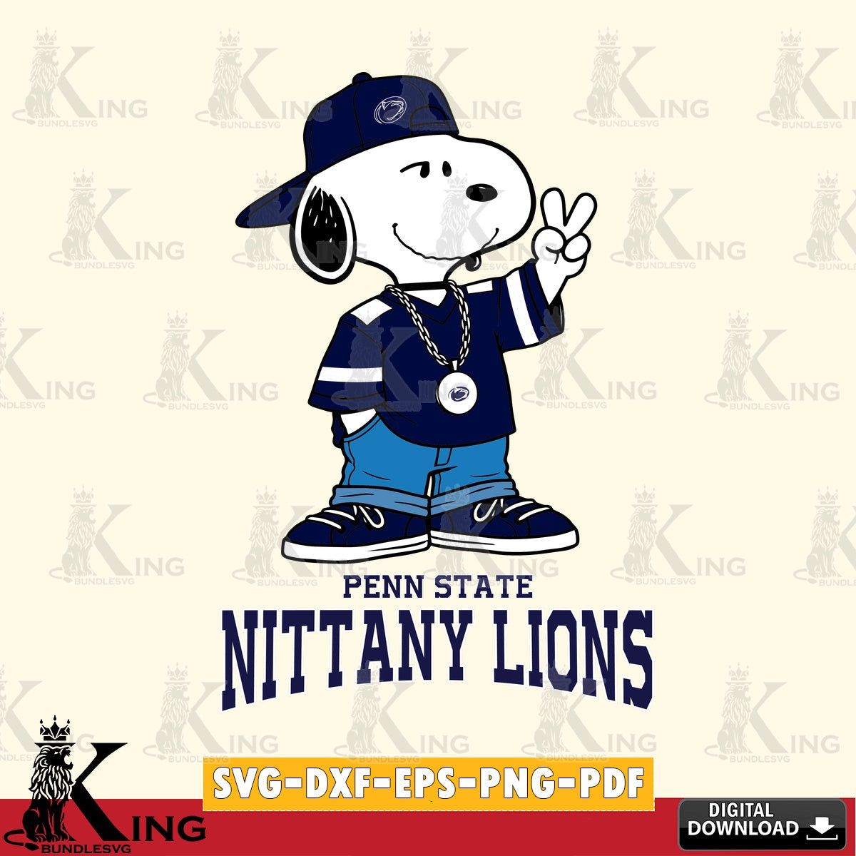 Penn State Nittany Lions Snoopy Say hi SVG, Cricut, Cut file  , Digital Download , Instant Download, Peanuts svg, NCAA svg, Football svg, Sport svg