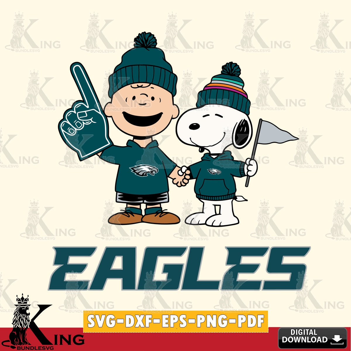 Philadelphia Eagles Peanuts Fan Gear Cricut file , Cut file  , Digital Download , PDF File , Instant Download