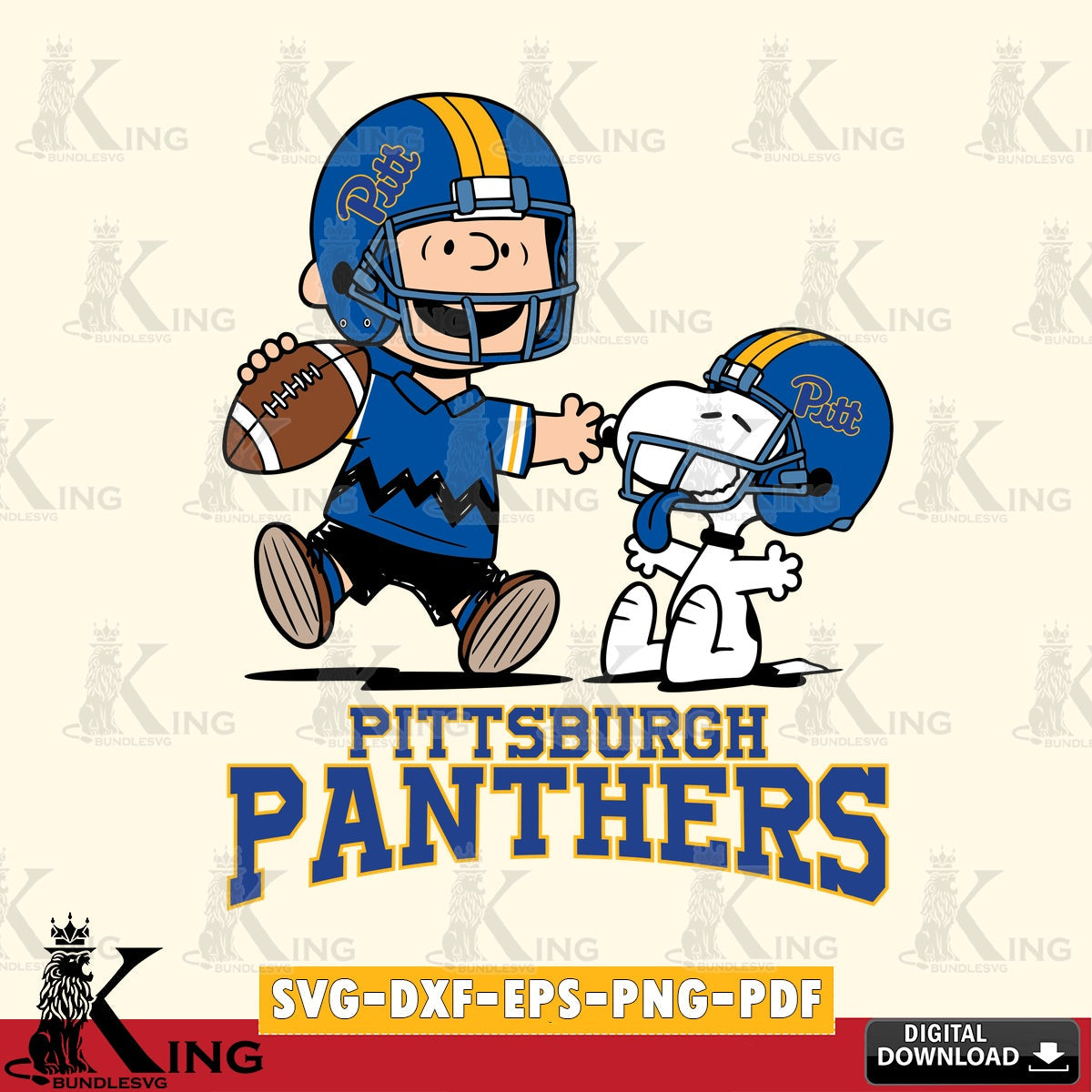 Pittsburgh Panthers Snoopy and Peanut Fun SVG, Cricut, Cut file  , Digital Download , Instant Download, Peanuts svg, NCAA svg, Football svg, Sport svg