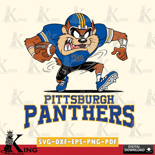 Pittsburgh Panthers Taz Football Helmet SVG file, Cut file  , Digital Download , Instant Download, Taz svg, NCAA svg