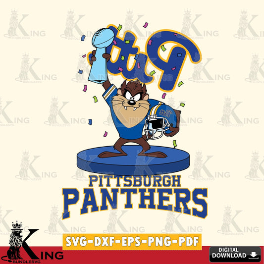 Pittsburgh Panthers Taz Trophy Podium SVG file, Cut file  , Digital Download , Instant Download, Taz svg, NCAA svg