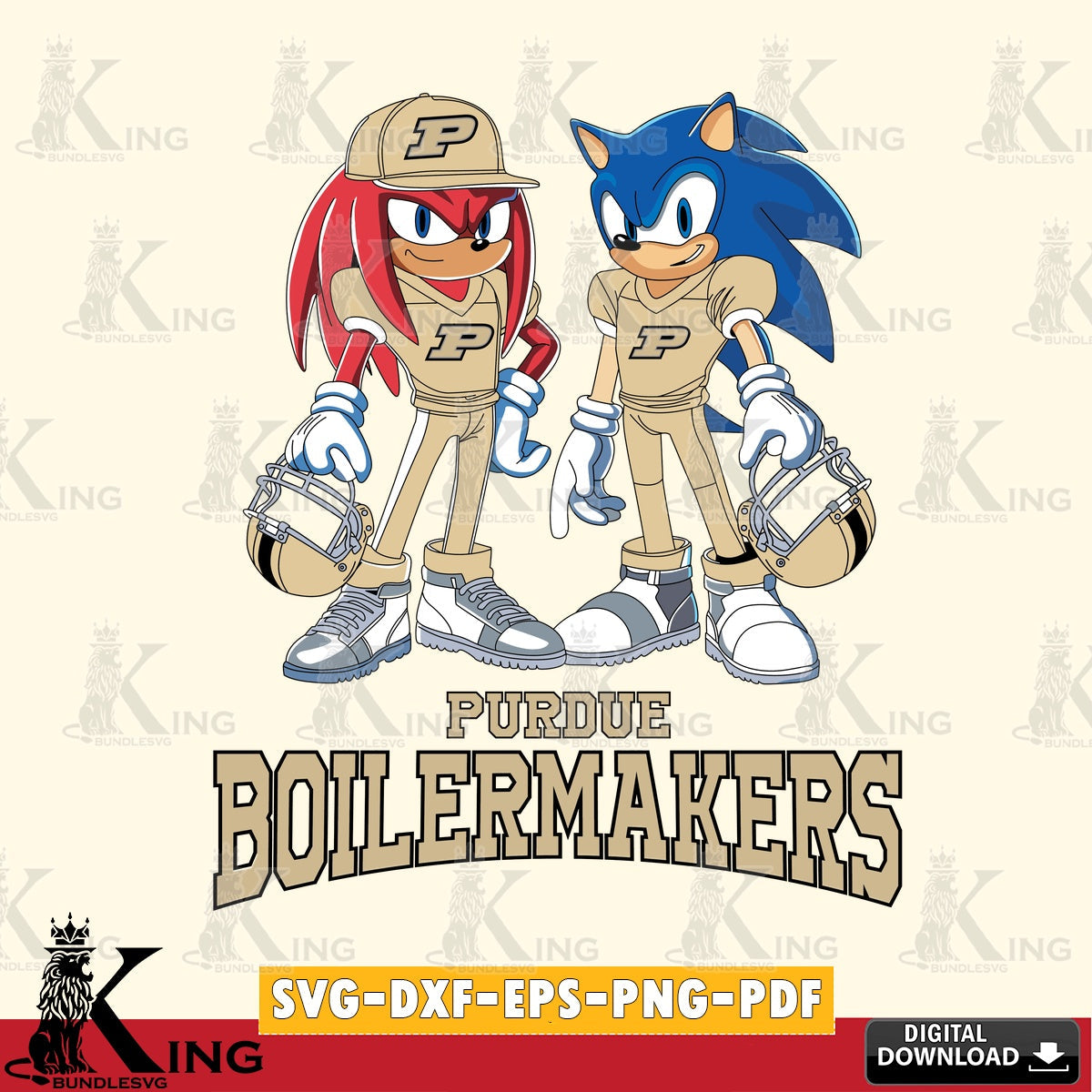 Purdue Boilermakers Sonic And Knuckles Player Football SVG file, Vector , Digital Download , PDF File , Instant Download