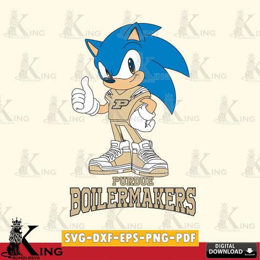 Purdue Boilermakers Sonic Like Football SVG file, Vector , Digital Download , PDF File , Instant Download