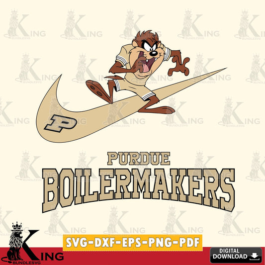 Purdue Boilermakers Taz Football Nike SVG file, Cut file  , Digital Download , Instant Download, Taz svg, NCAA svg