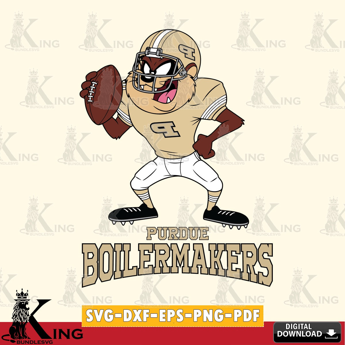 Purdue Boilermakers Taz Football Player SVG file, Cut file  , Digital Download , Instant Download, Taz svg, NCAA svg