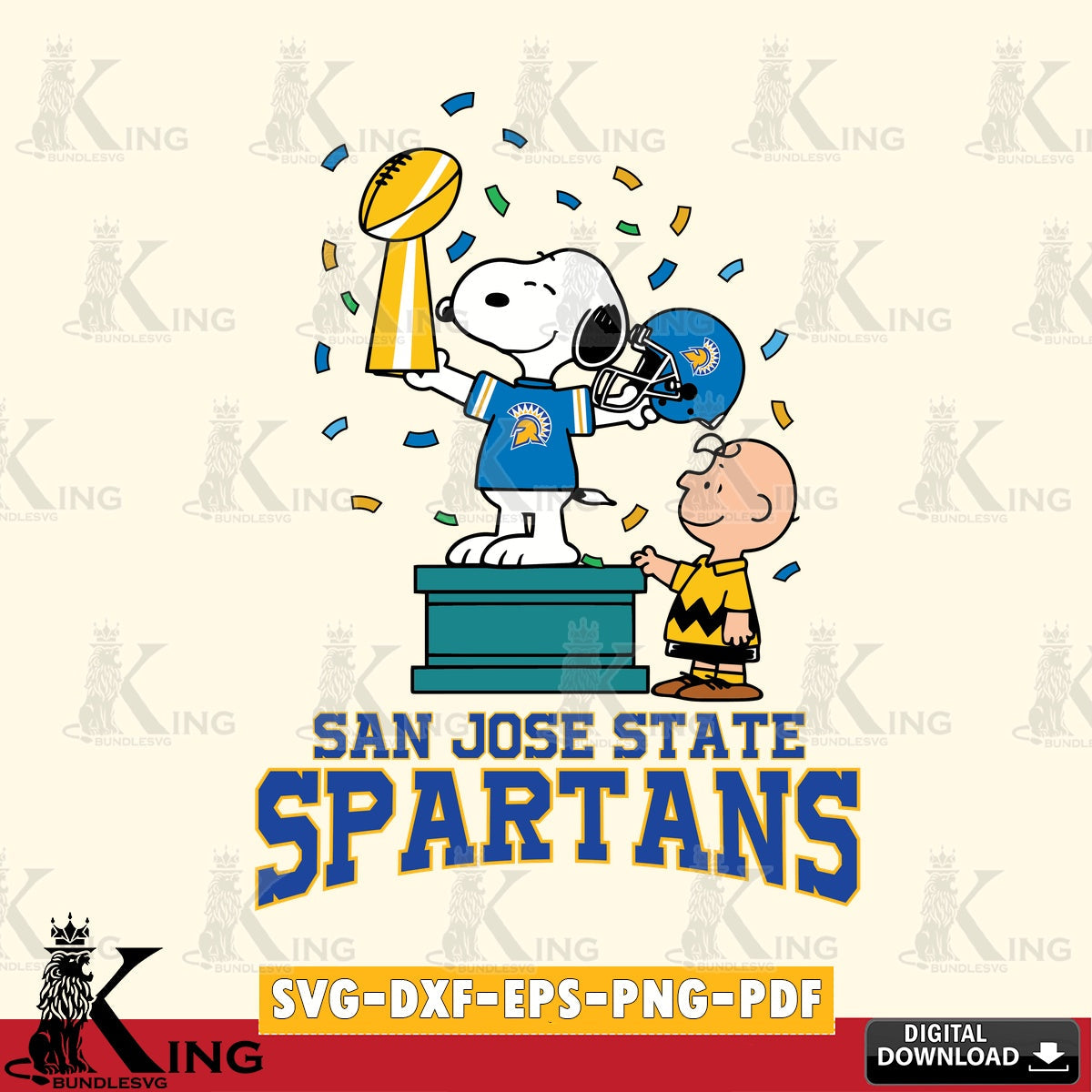 San José State Spartans Peanuts Winner SVG, Cricut, Cut file  , Digital Download , Instant Download, Peanuts svg, NCAA svg, Football svg, Sport svg