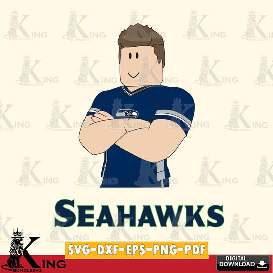 Seattle Seahawks Roblox Football SVG file , Cricut, NFL  File cut , Digital Download , PDF File