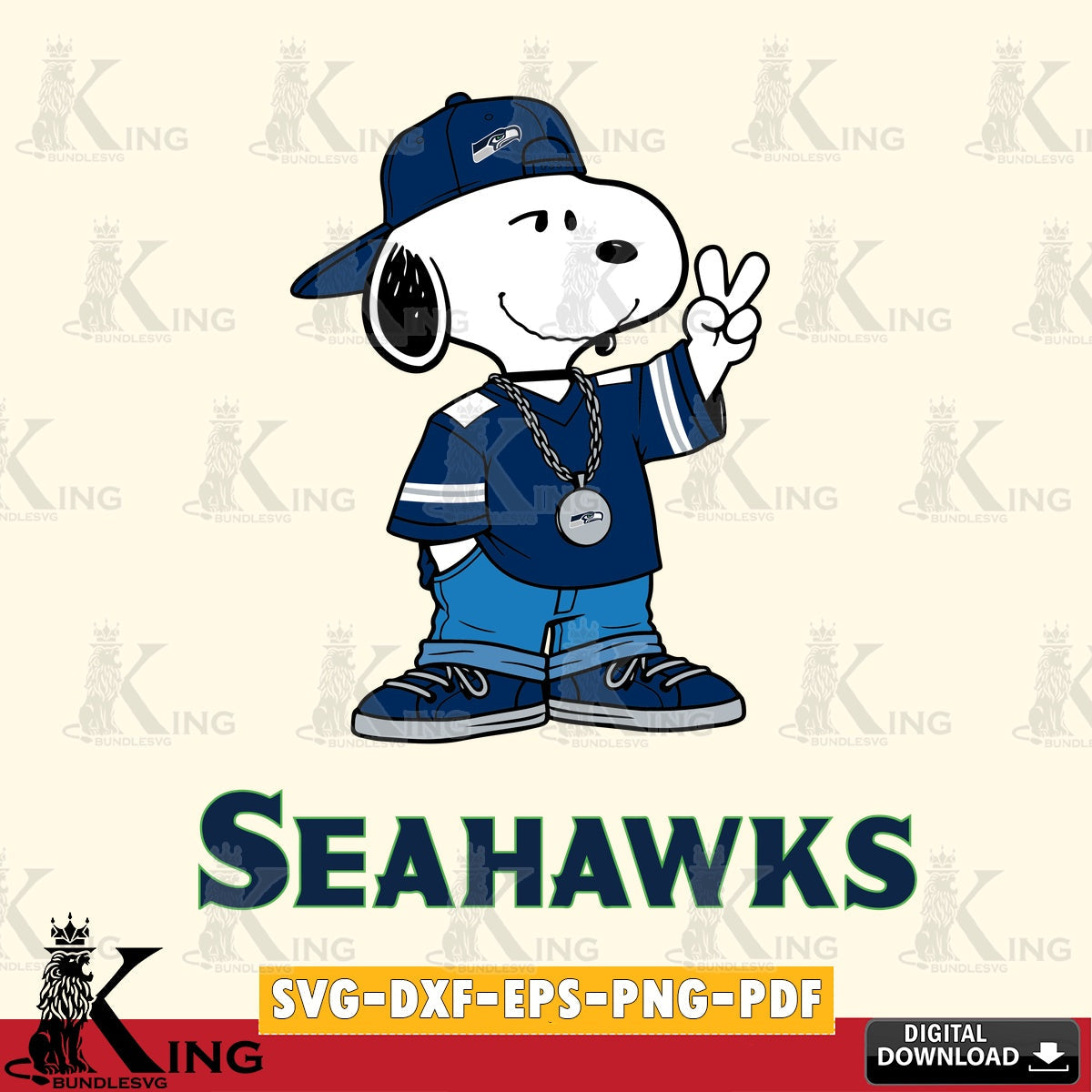 Seattle Seahawks Snoopy Say hi Cricut file , Cut file  , Digital Download , PDF File , Instant Download
