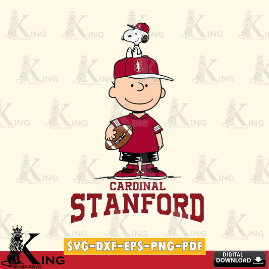 Stanford Cardinal Peanuts Football Rugby SVG, Cricut, Cut file  , Digital Download , Instant Download, Peanuts svg, NCAA svg, Football svg, Sport svg