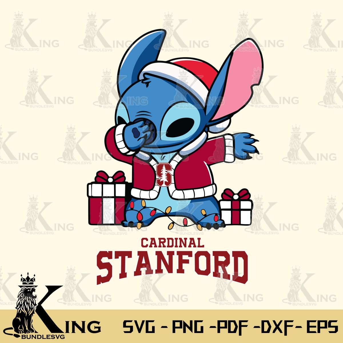 Stanford Cardinal Stitch Merry Christmas Svg Eps Dxf Png File, Digital Download