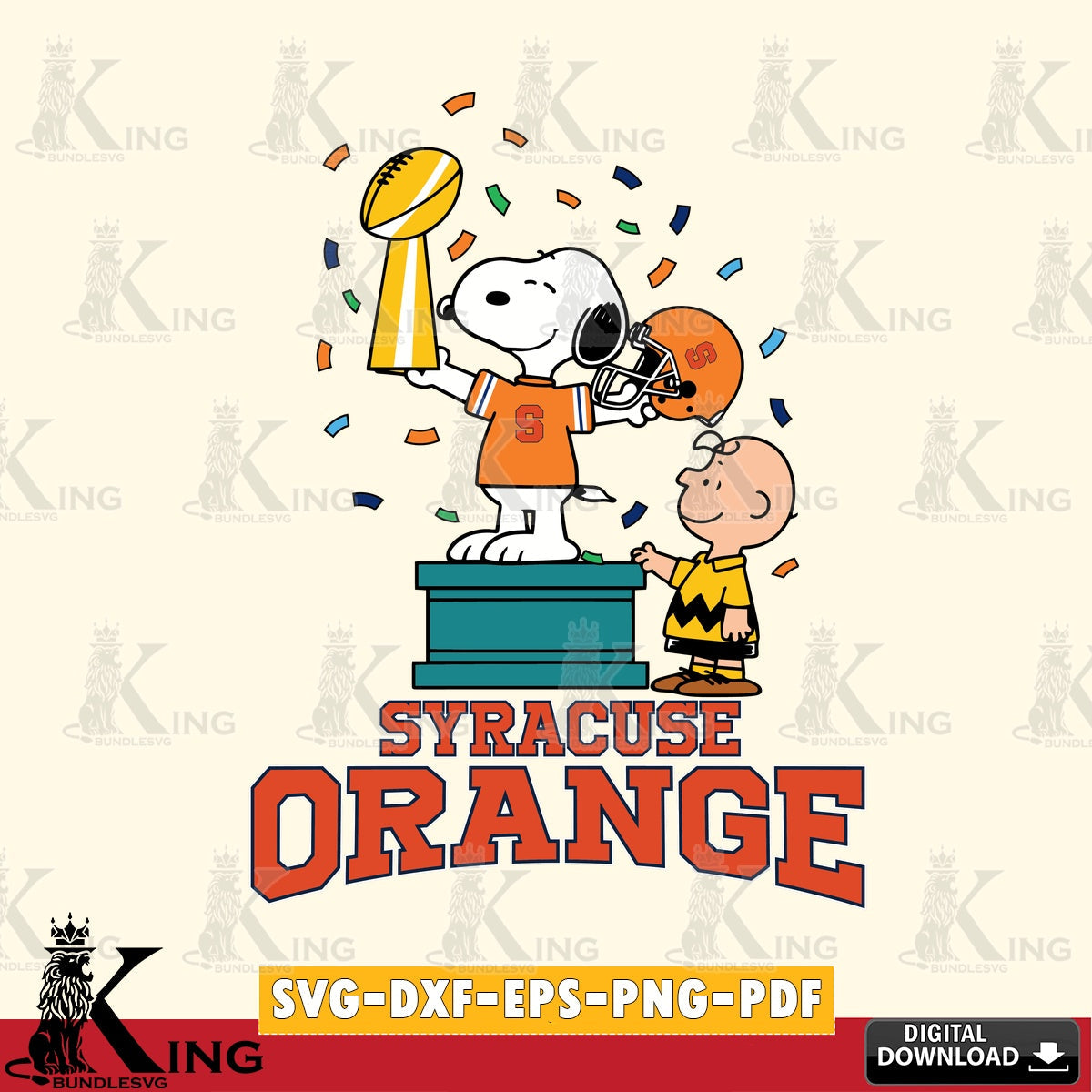 Syracuse Orange Peanuts Winner SVG, Cricut, Cut file  , Digital Download , Instant Download, Peanuts svg, NCAA svg, Football svg, Sport svg