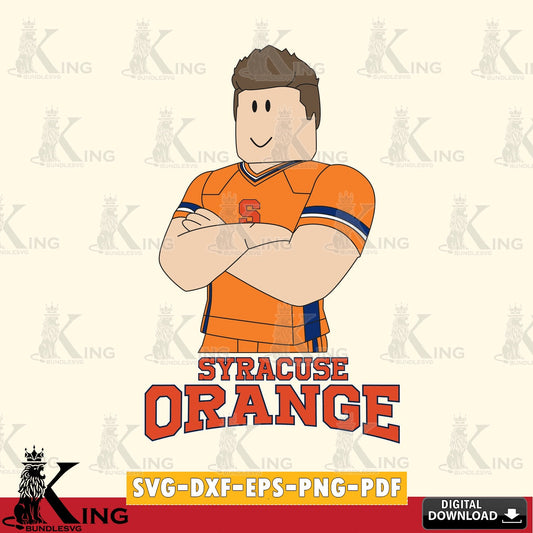 Syracuse Orange Roblox Football SVG file , NCAA Cricut,  File cut , Digital Download , PDF File