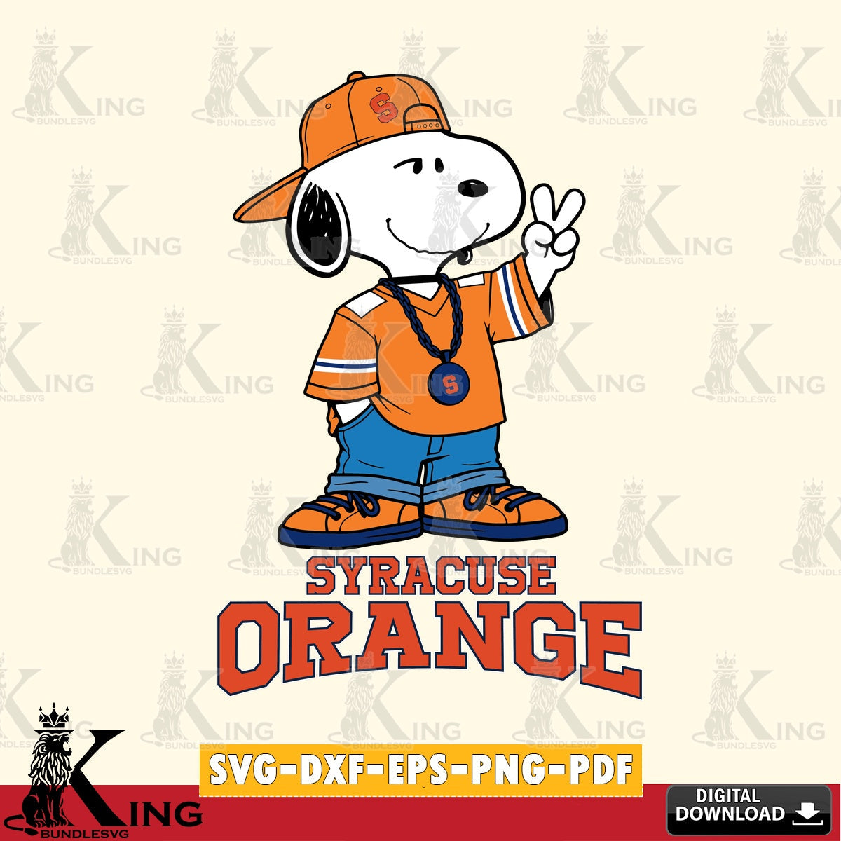 Syracuse Orange Snoopy Say hi SVG, Cricut, Cut file  , Digital Download , Instant Download, Peanuts svg, NCAA svg, Football svg, Sport svg