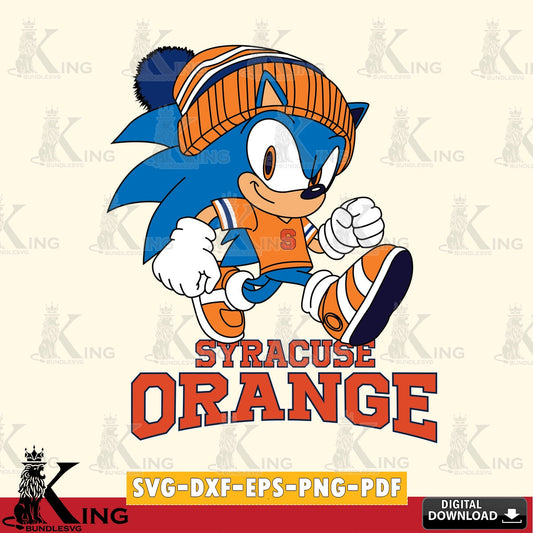 Syracuse Orange Sonic Football SVG file, Vector , Digital Download , PDF File , Instant Download