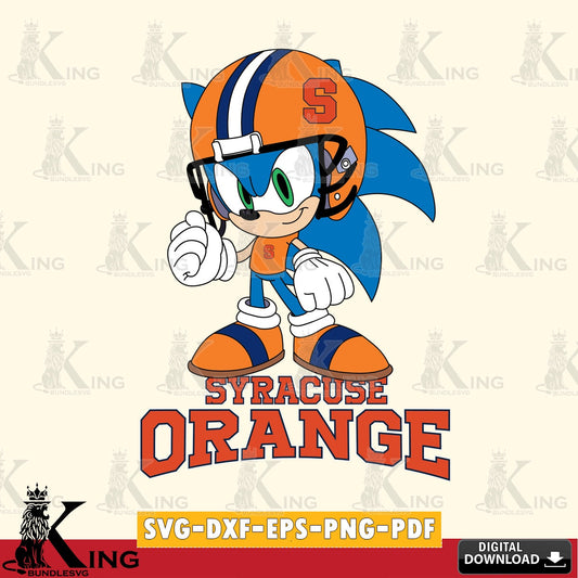 Syracuse Orange Sonic Football Mascot SVG file, Vector , Digital Download , PDF File , Instant Download