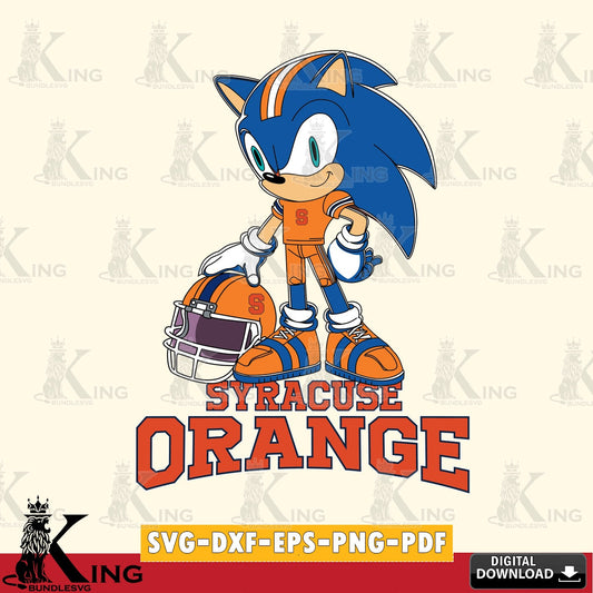 Syracuse Orange Sonic Player Football SVG file, Vector , Digital Download , PDF File , Instant Download