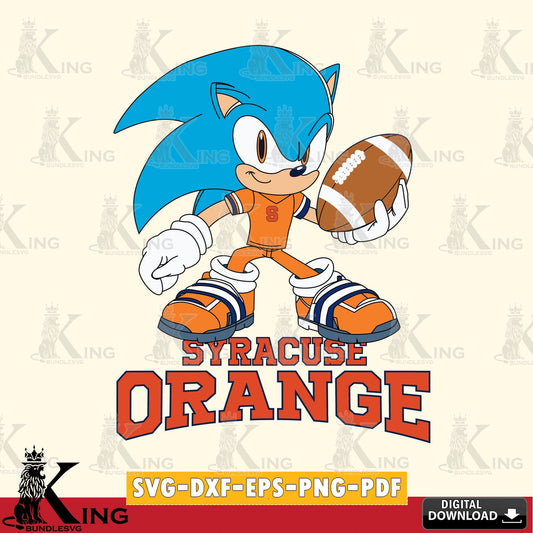 Syracuse Orange Sonic Rugby SVG file, Vector , Digital Download , PDF File , Instant Download