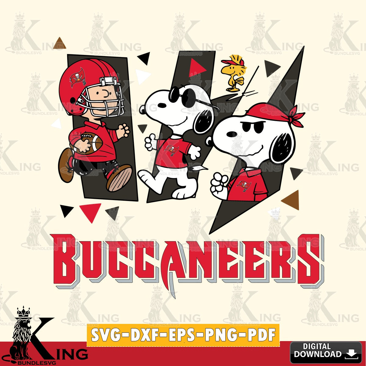 Tampa Bay Buccaneers Peanuts Joe Cool Cricut file , Cut file  , Digital Download , PDF File , Instant Download