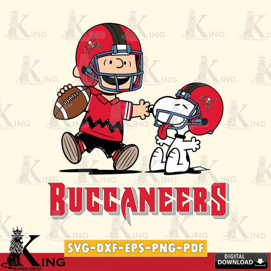 Tampa Bay Buccaneers Snoopy and Peanut Fun Cricut file , Cut file  , Digital Download , PDF File , Instant Download