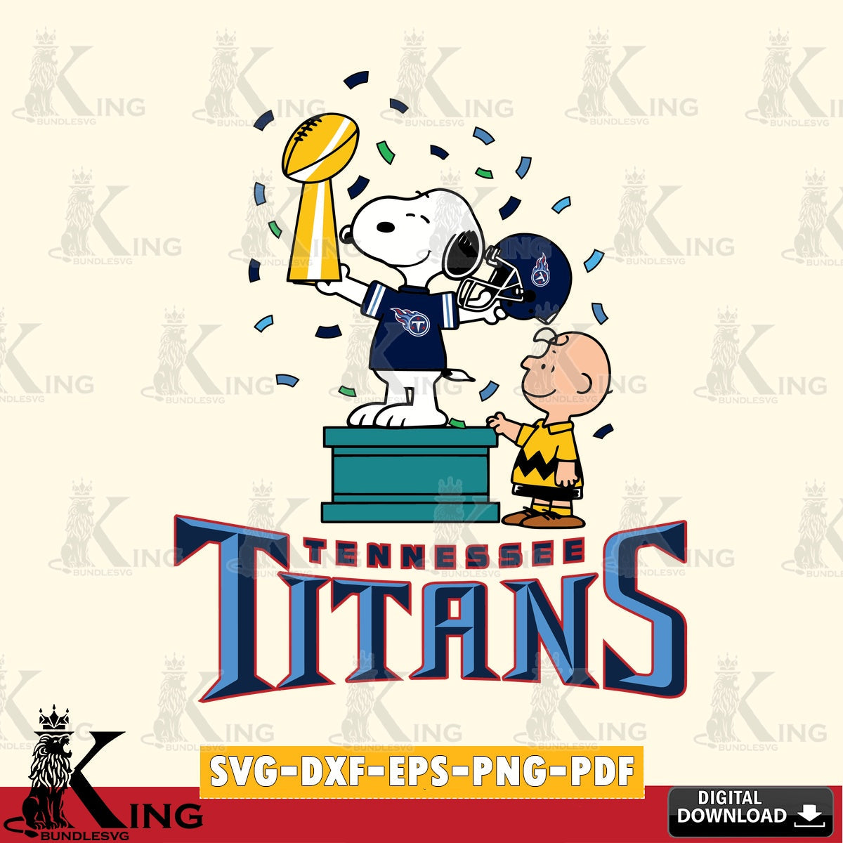 Tennessee Titans Peanuts Winner Cricut file , Cut file  , Digital Download , PDF File , Instant Download
