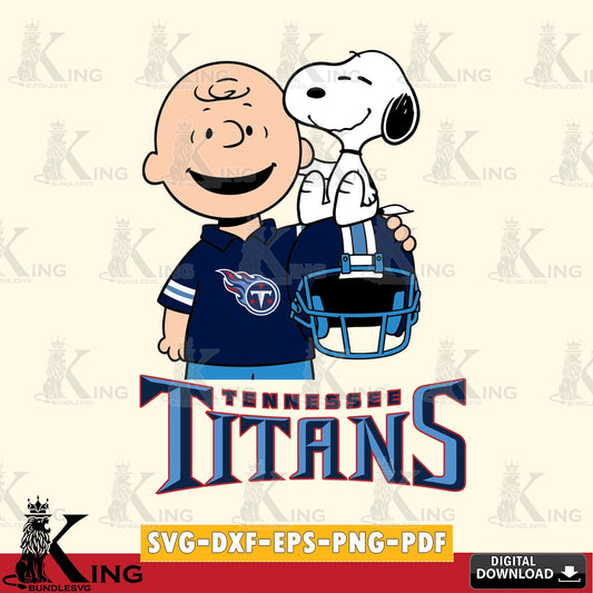 Tennessee Titans Snoopy On Helmet Cricut file , Cut file  , Digital Download , PDF File , Instant Download