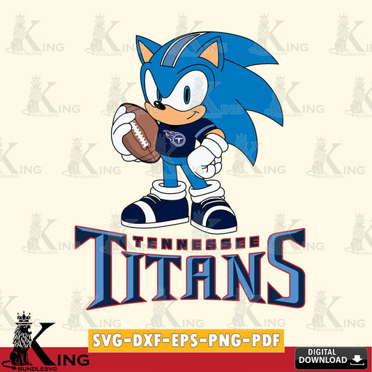 Tennessee Titans Sonic Game Day Ready SVG file, Vector , Digital Download , PDF File , Instant Download