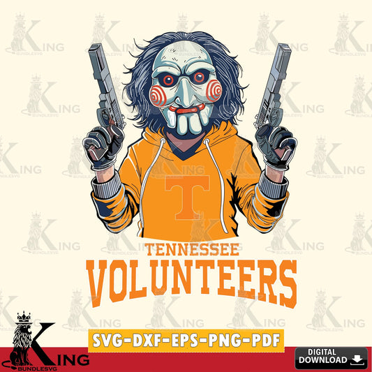 Digital download featuring Tennessee Volunteers Jigsaw Billy Football, versatile clip art for stickers, decals, and mugs.