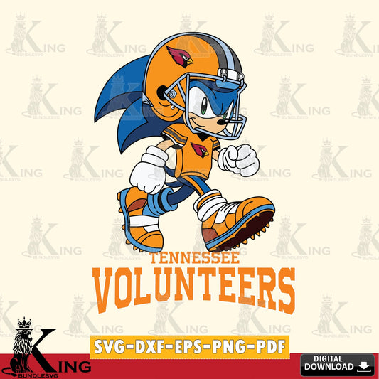 Tennessee Volunteers Sonic Ready Football SVG file, Vector , Digital Download , PDF File , Instant Download