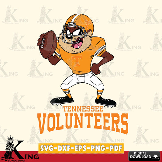 Tennessee Volunteers Taz Football Player SVG file, Cut file  , Digital Download , Instant Download, Taz svg, NCAA svg