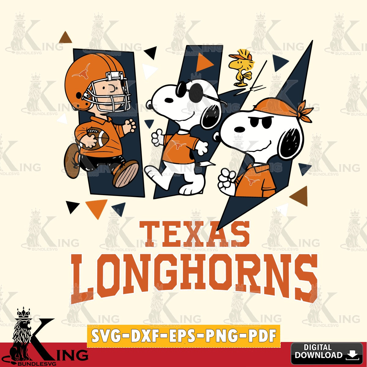 Texas Longhorns Peanuts Joe Cool SVG, Cricut, Cut file  , Digital Download , Instant Download, Peanuts svg, NCAA svg, Football svg, Sport svg